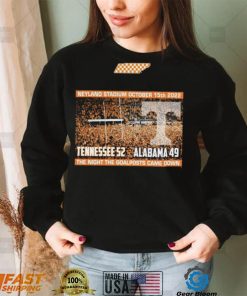 Tennessee Vols Down The Tide 52 49 Shirt