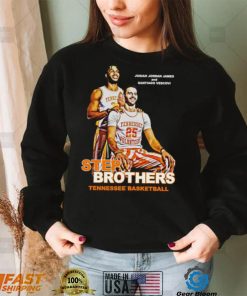 Tennessee Volunteers Josiah Jordan James and Santiago Vescovi Step Brothers 2022 shirt