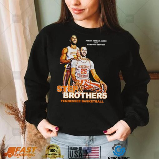 Tennessee Volunteers Josiah Jordan James and Santiago Vescovi Step Brothers 2022 shirt