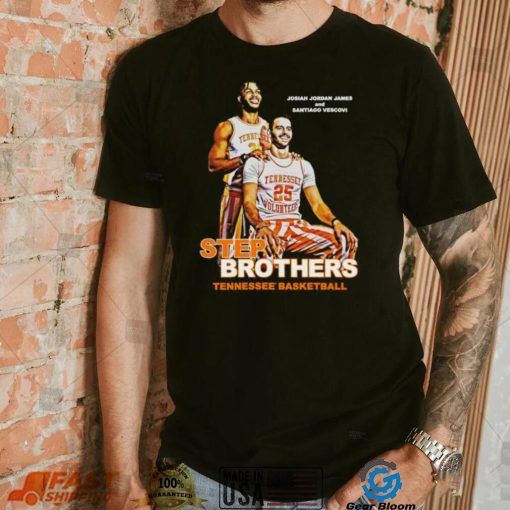 Tennessee Volunteers Josiah Jordan James and Santiago Vescovi Step Brothers 2022 shirt