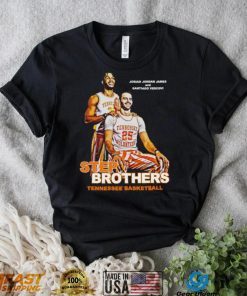 Tennessee Volunteers Josiah Jordan James and Santiago Vescovi Step Brothers 2022 shirt