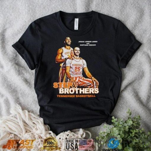 Tennessee Volunteers Josiah Jordan James and Santiago Vescovi Step Brothers 2022 shirt