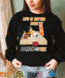 Tennessee Volunteers Life Is Better With Rocky Top And Vols Shirt