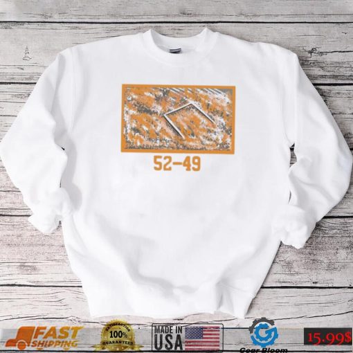 Tennessee Volunteers Vs Alabama Crimson Tide 52 49 Goal Post Shirt