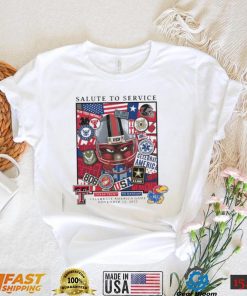 Texas Tech Vs. Kansas Jayhawks 2022 Salute To Service Gameday Military Shirt