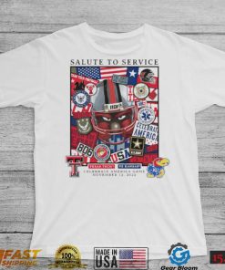 Texas Tech vs. Ku 2022 Salute to service T Shirt