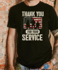 Thank You For Your Service Patriotic Veterans Day T Shirt