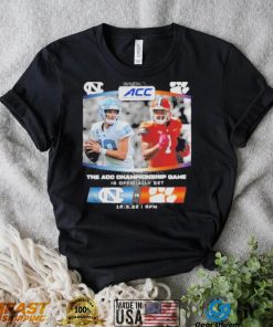 The ACC Championship Game 2022 Clemson Tigers Vs North Carolina Tar Heels Shirt