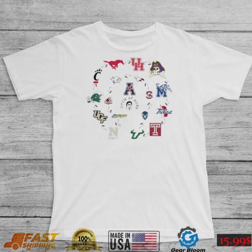 The American Conference Circle of Sicko is complete all team logo shirt