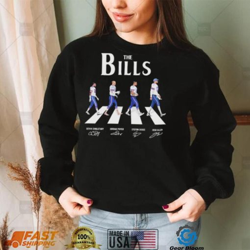 The Bill Devin Singletary Jordan Poyer Stefon Diggs Josh Allen Signature Shirt