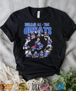 The Bills All time Greats Team Signatures Shirt