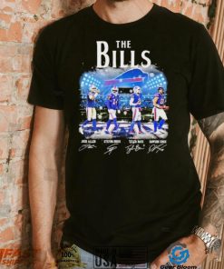 The Bills Signatures Josh Allen Stefon Diggs Tyler Bass Dawson Knox Signature Shirt