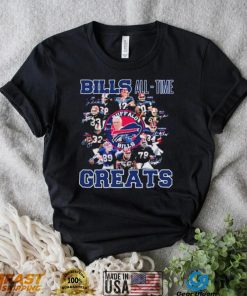 The Buffalo Bills All Time Greats Signatures Shirt