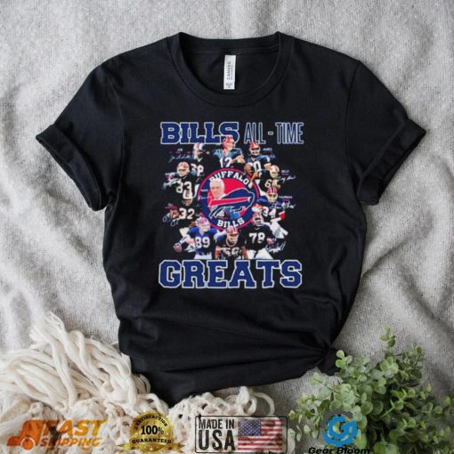 The Buffalo Bills All Time Greats Signatures Shirt