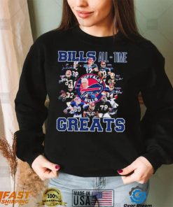 The Buffalo Bills All Time Greats Signatures Shirt