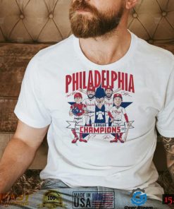 The Champions 2022 Philadelphia Phillies Caricature Signatures Shirt