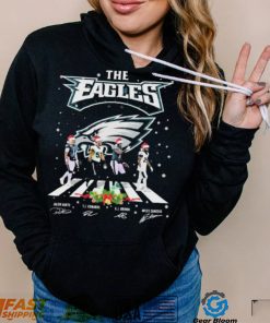 The Eagles NFL Team 2022 Abbey Road Merry Christmas Signature Shirt