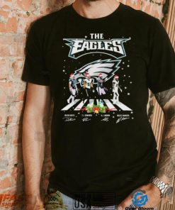 The Eagles NFL Team 2022 Abbey Road Merry Christmas Signature Shirt