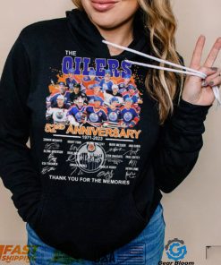 The Edmonton Oilers 52nd Anniversary 1971 2023 Thank You For The Memories Signatures Shirt