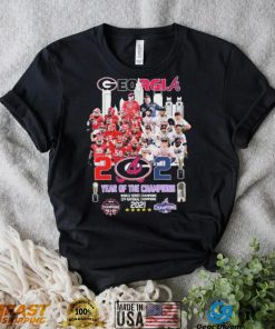 The Georgia Sport Teams 2021 Year Of The Champions Signatures Shirt