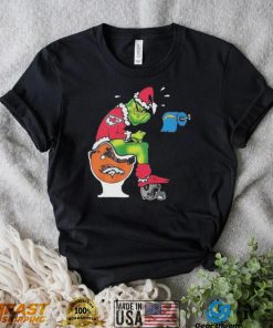 The Grinch Kansas City Chiefs Shit On Toilet Denver Broncos Other Teams Oakland Raiders Christmas 2022 Shirt