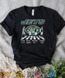 The Jets Joe Flacco Breece Hall Ahmad Gardner And Ryan Tannehill Abbey Road Signatures Shirt