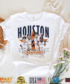 The League Champions 2022 Houston Astros Caricature Signatures Shirt