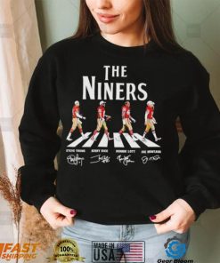 The Niners San Francisco 49ers abbey road signatures T Shirt