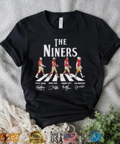 The Niners San Francisco 49ers abbey road signatures T Shirt