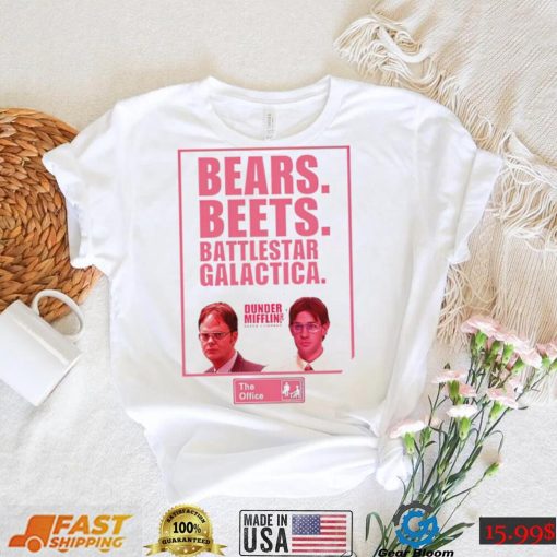 The Office Bears Beets Battlestar Galactica movie shirt