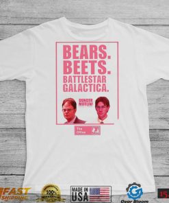 The Office Bears Beets Battlestar Galactica movie shirt