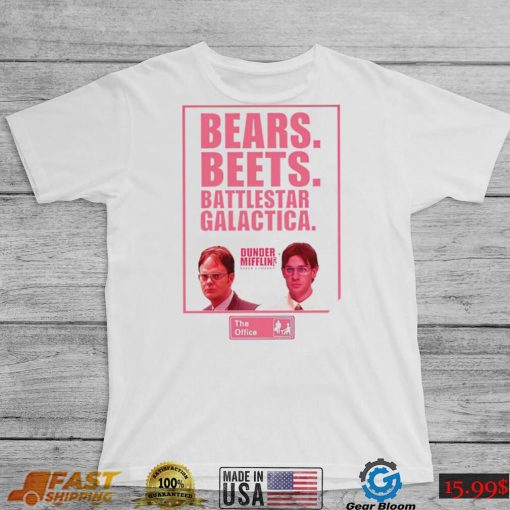 The Office Bears Beets Battlestar Galactica movie shirt