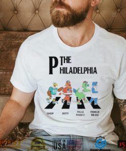 The Philadelphia Walking Road Swoop Gritty Phillie Phanatic Franklin The Dog Shirt