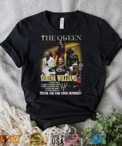 The Queen Serena Williams Thank You For The Memories T Shirt