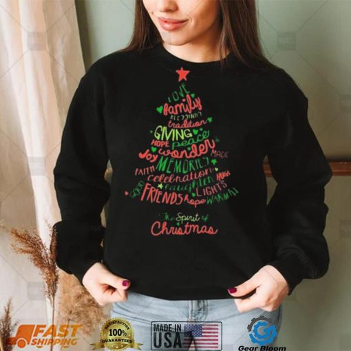 The Spirit Of Christmas Tree Shirt