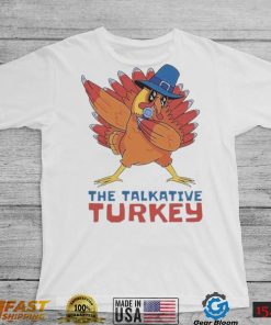 The Talkative Turkey Dabbing Thanksgiving Shirt