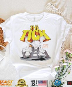 The Tick Superhero Parody Sewer Urchin Character With Logotype 1994 Tv Series shirt