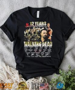 The Walking Dead TV Series Signatures Thank You For The Memories Shirt