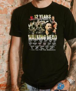 The Walking Dead TV Series Signatures Thank You For The Memories Shirt