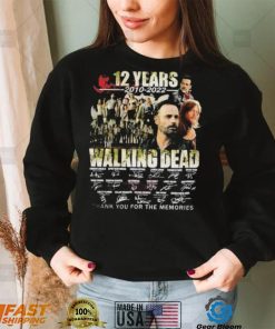 The Walking Dead TV Series Signatures Thank You For The Memories Shirt