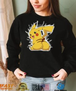 Thicc Pokemon Pikachu logo shirt