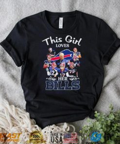 This Girl Loves Her Buffalo Bills Signatures Shirt