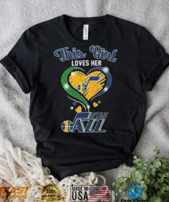 This Girl Loves Her Utah Jazz Basketball Shirt