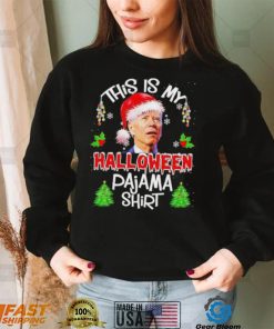 This is my Halloween Pajama Santa Joe Biden Christmas T Shirt