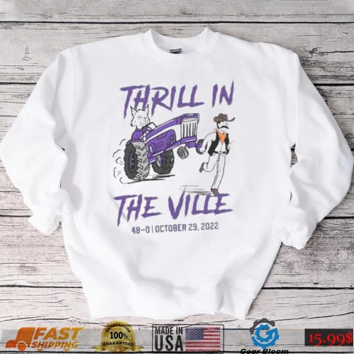 Thrill In The Ville 48 0 October 29 2022 Shirt