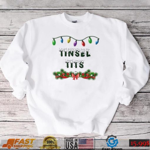 Tinsel Tits And Jingle Balls Matching Christmas Couple Shirt