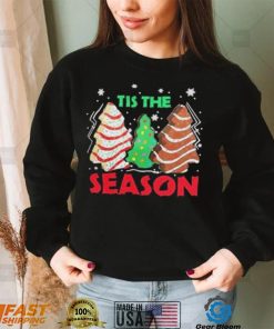 Tis’ The Season Christmas Tree Cakes Debbie Xmas Shirt