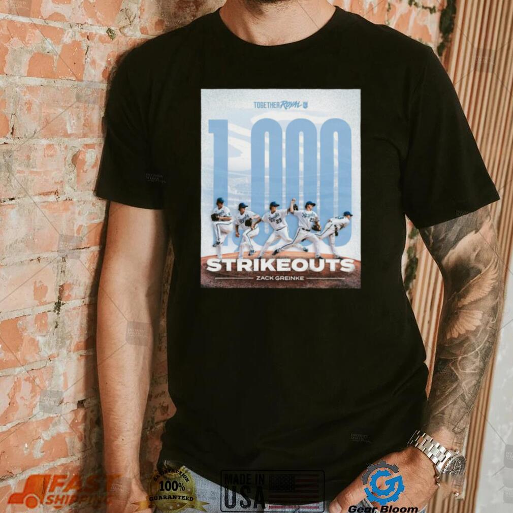 Together Royal Kansas City Strikeouts Zack Greinke Shirt Together Royal Kansas City Strikeouts Zack Greinke Shirt