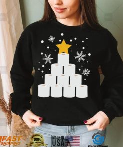 Toilet Paper Chrismas Tree Funny Shirt