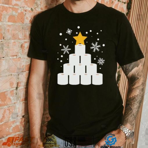 Toilet Paper Chrismas Tree Funny Shirt